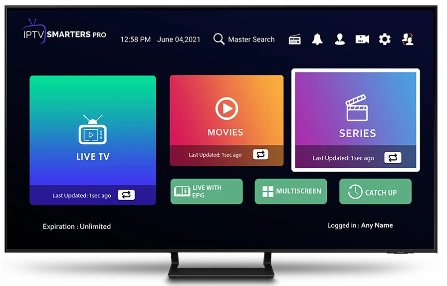 france iptv - application IPTV Smarters Pro en 4K