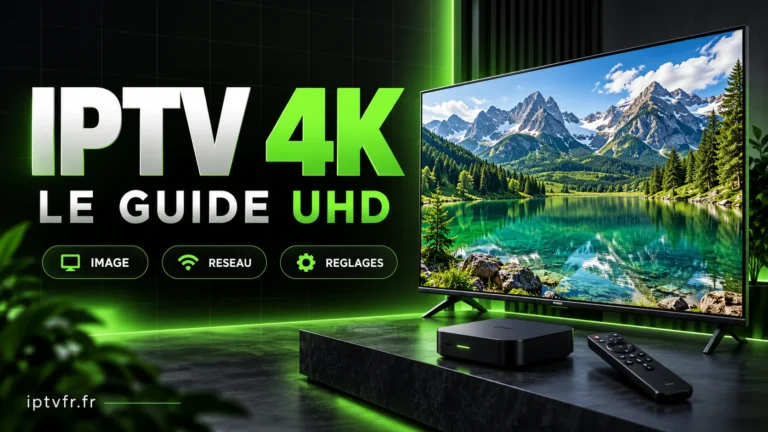 IPTV 4K : débit, matériel et réglages pour une belle image