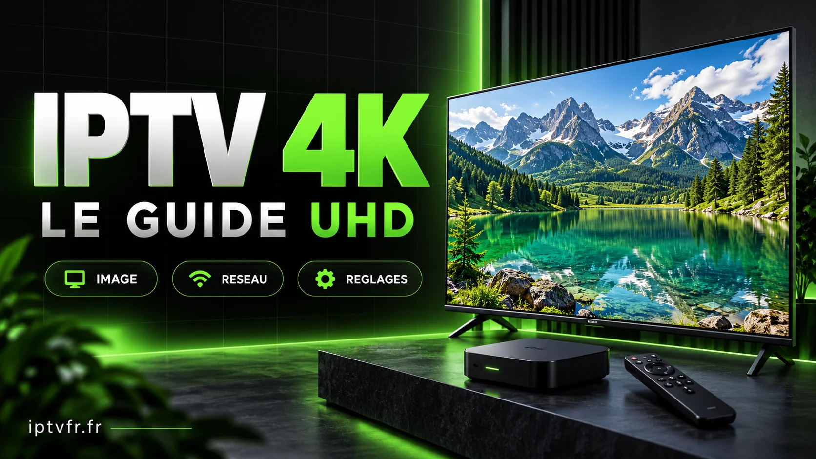 IPTV 4K : guide du débit, du matériel et des réglages