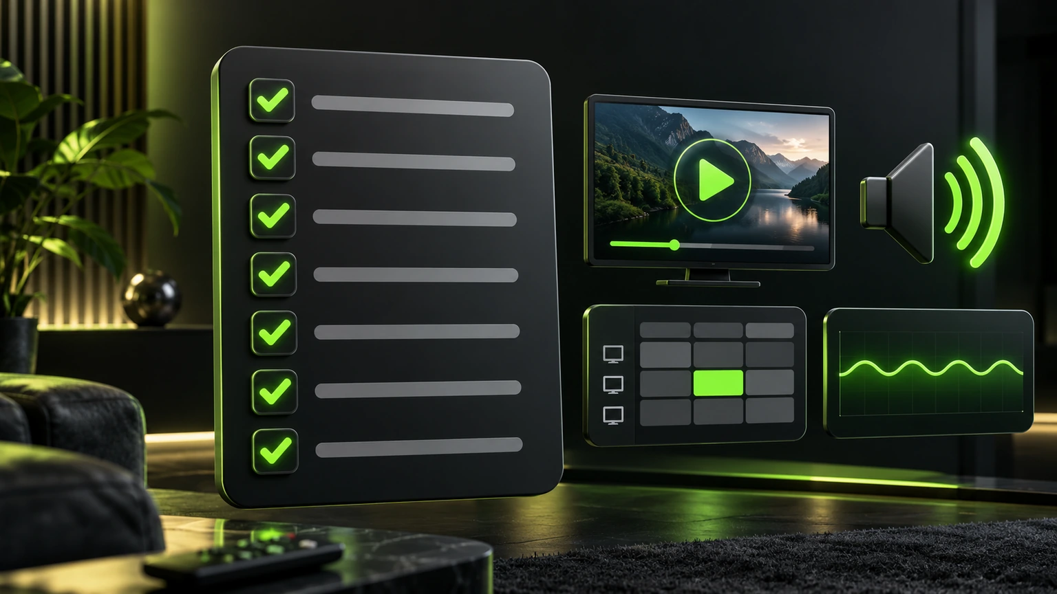 Grille de sept contrôles pour évaluer un IPTV test 24h
